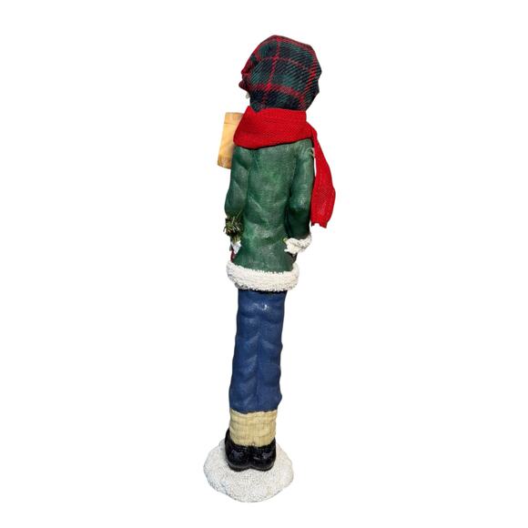Vintage Victorian Christmas Carolers‎ Festive Family Figurines Tall Skinny Resin - Picture 7 of 16